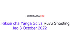 Kikosi cha Yanga Sc vs Ruvu Shooting leo 3 October 2022 Young Africans Squad