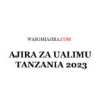 Ajira Ualimu TAMISEMI 2023/2024 Apply Here Online