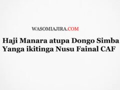 Haji Manara atupa Dongo Simba Yanga ikitinga Semi Final CAF Confederation Cup