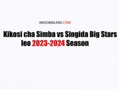 Kikosi cha Simba vs Singida Big Stars leo 2023-2024 Season