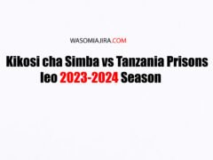 Kikosi cha Simba vs Tanzania Prisons leo 2023-2024 Season  